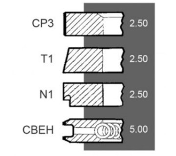 Segmenti Motor Same 08-523300-00, 004200526, 005400526